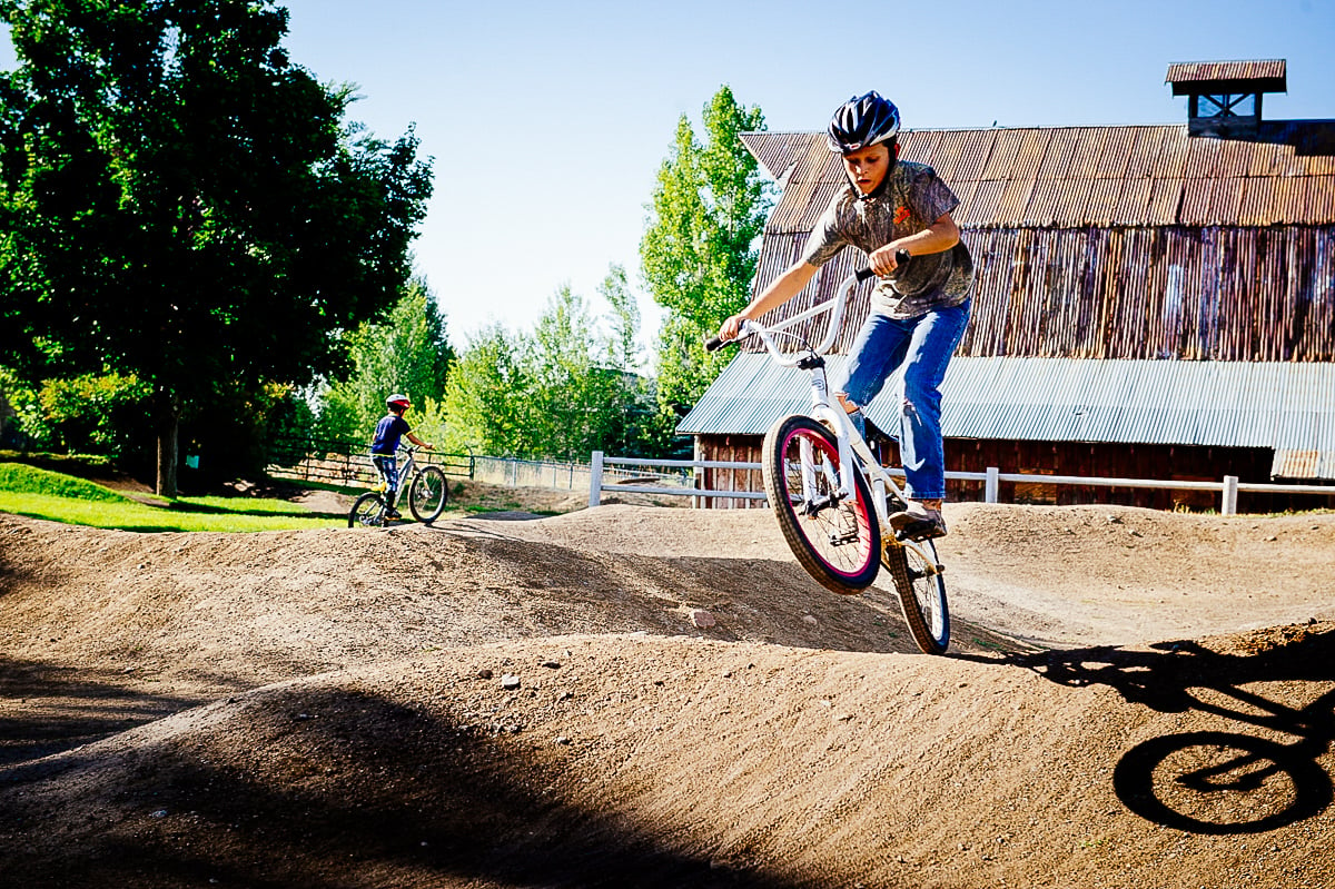 Ditch the Kids in Sun Valley, Idaho at the BCRD Pump Track