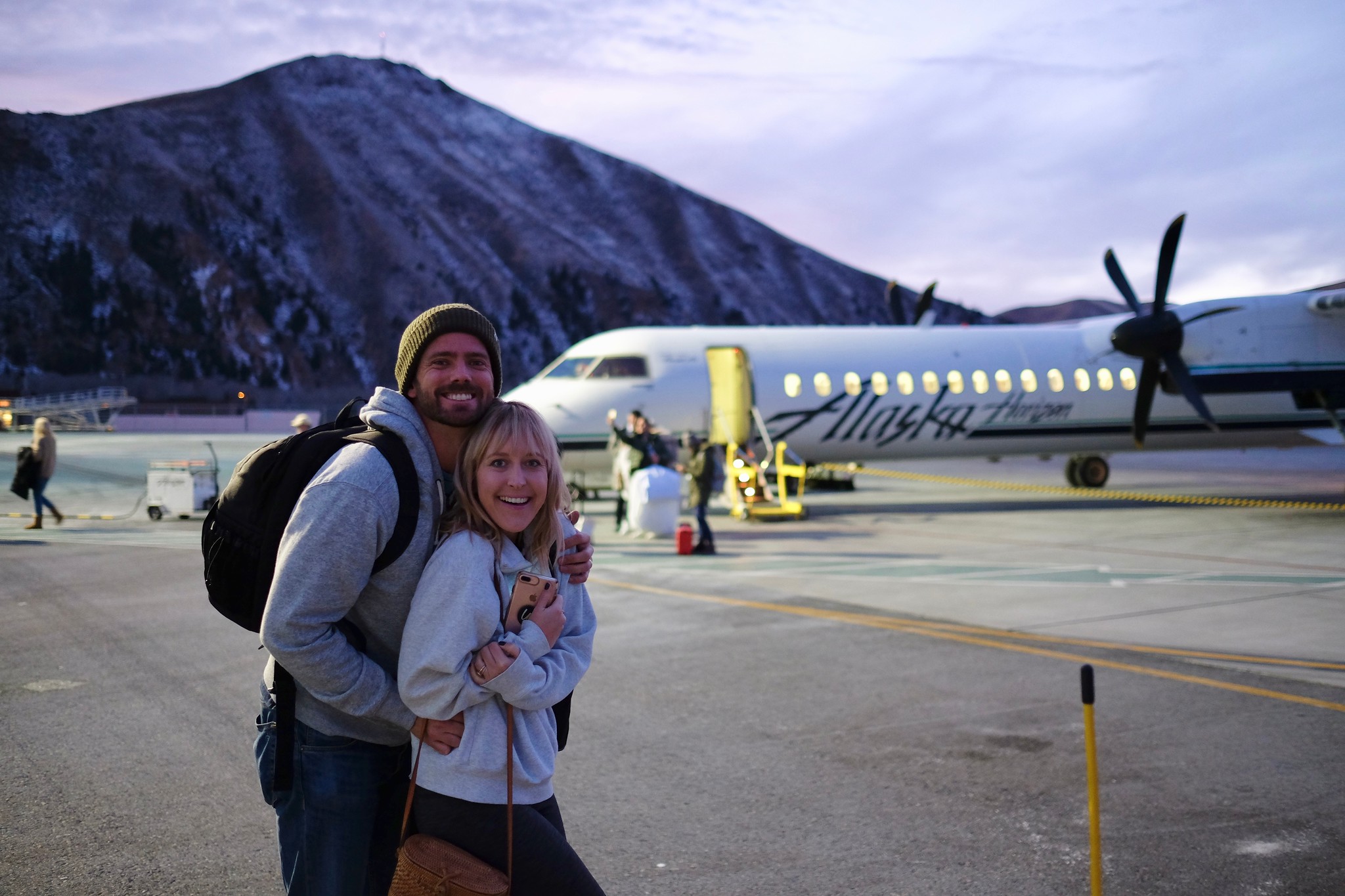 Traveling Newlyweds Fly to Sun Valley, Idaho on Alaska Airlines for a Couples Weekend