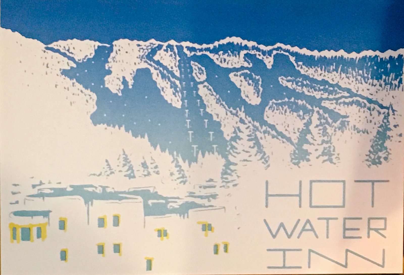 Hot Water Inn Artwork - Ketchum, Idaho